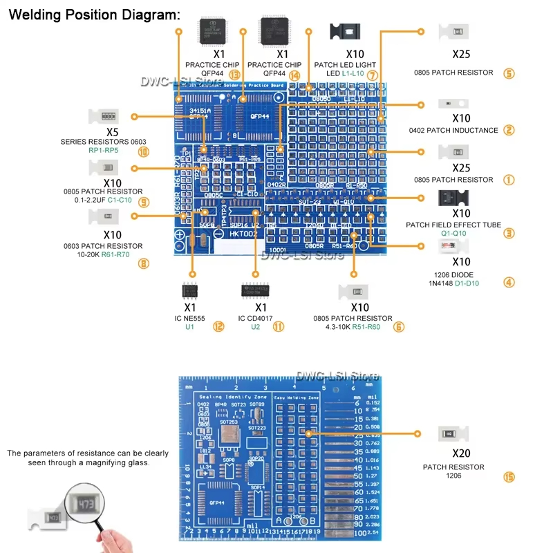 02 Patch Components Electronic - Electronics Repair Table review and price