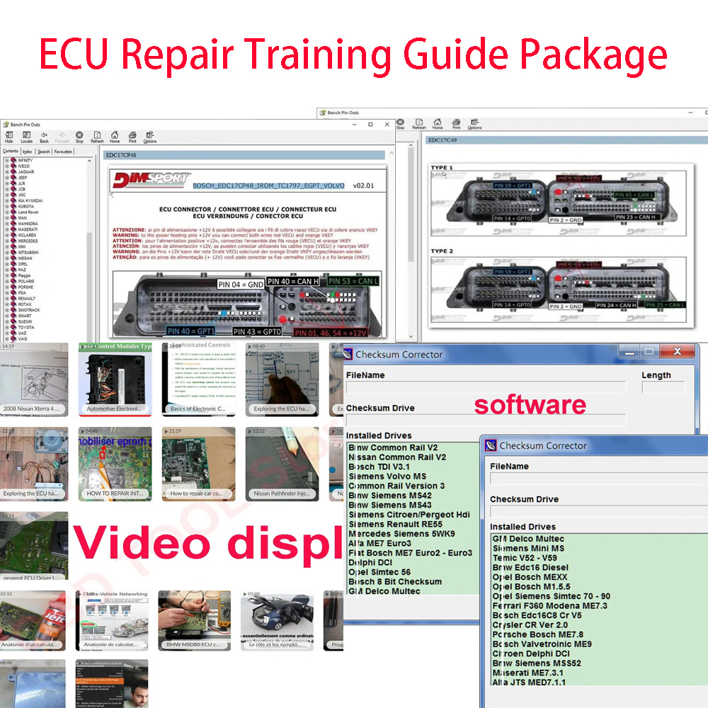 ECU Repair Training Guide Pack - Electronics Repair Basics review and price